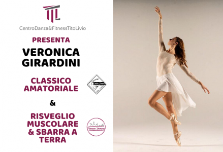 Centro Danza&Fitness Tito Livio presenta…Veronica Girardini SBARRA A TERRA E RISVEGLIO MUSCOLARE