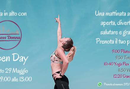 Open Day Fitness Donna! Primavera Alimentazione e Stretching dei Meridiani per il benessere dell'individuo (1)